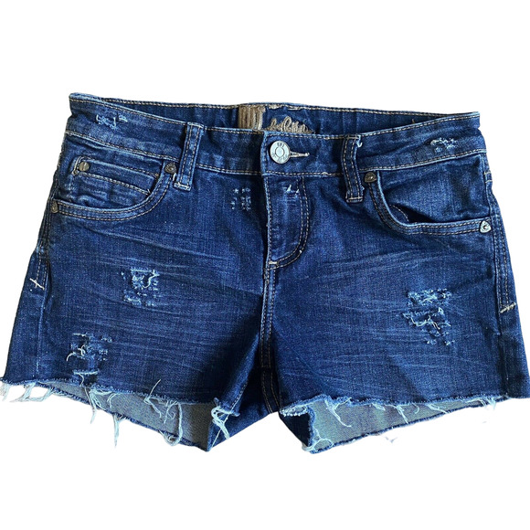 Kut from the Kloth Pants - Kut From The Kloth Women's Upcycled Denim Mid-Rise Cutoff Shorts - Waist 30"